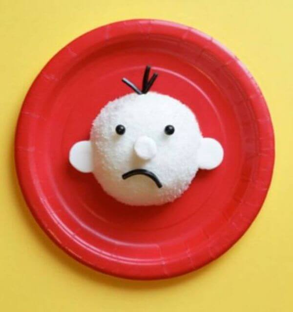 Happy & Sad Rice Cakes Snack Cake Crafts For Kids 