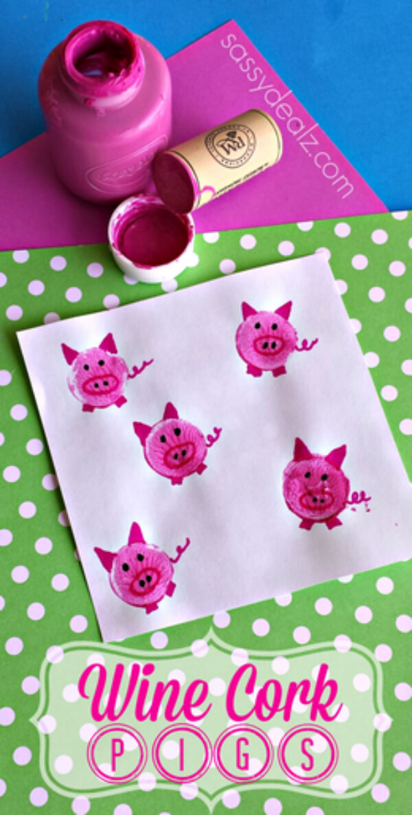 How To Make Pigs Using Wine Corks