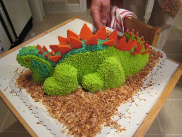 3d Dinosaur Birthday Cake
