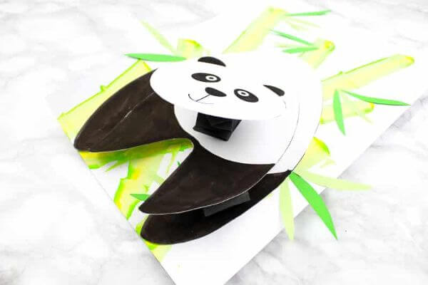 3D Bobble-Head Panda Craft For Kids