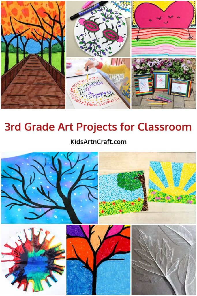 3rd Grade Art Projects for Classroom - Kids Art & Craft