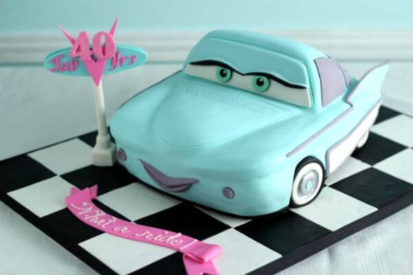 Unique Birthday Cake Designs for Kids How To Make A Flo Car Cake Design For Kids