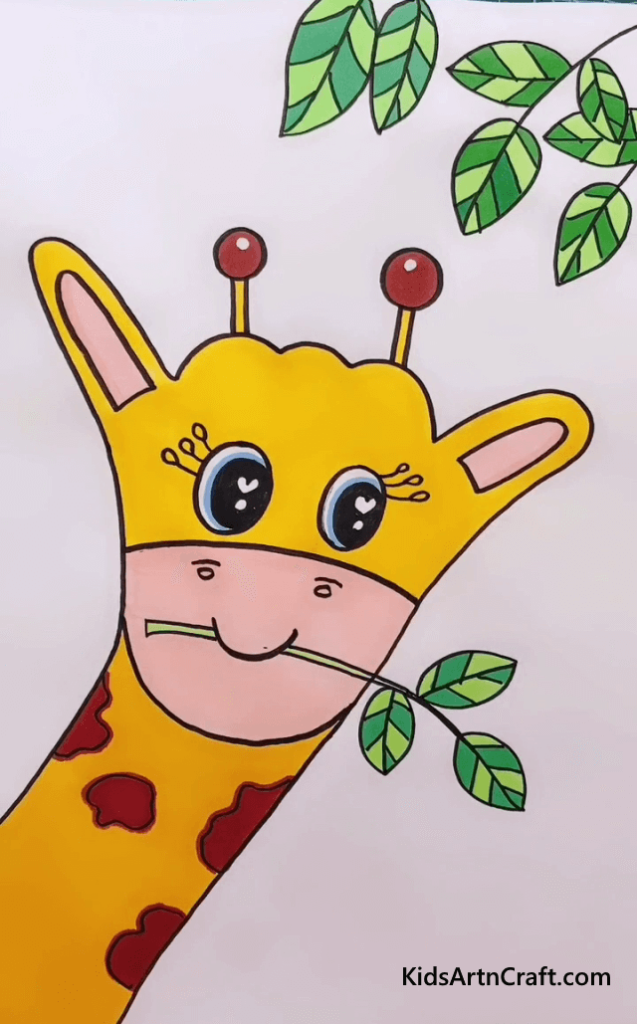 Giraffe WIth Heartly Eyes