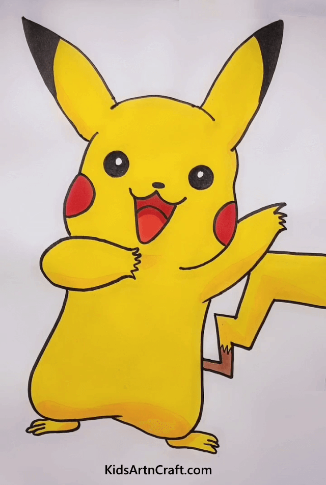 Drawing Concepts For The Kids Of Age Group 7+ Pikachu