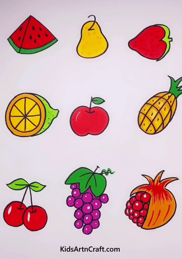 It's Time To Draw Fruits And Vegetables Juicy Fruits Fruits And Vegetables Drawing