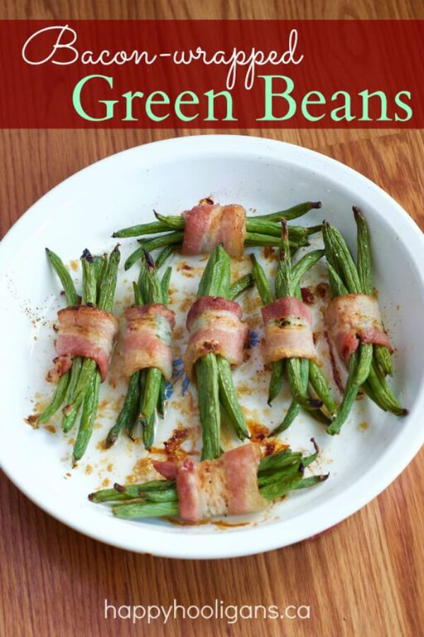 Bacon-Wrapped Green Beans Recipe For Lunch