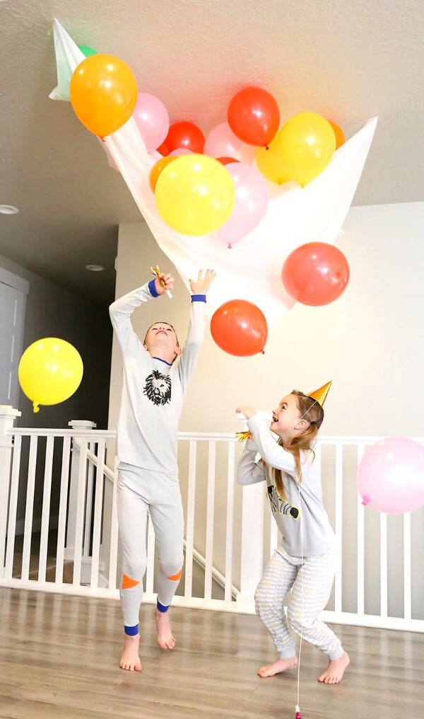 Creative Things to Do with Balloons DIY Balloon Drop Activities For New year Party