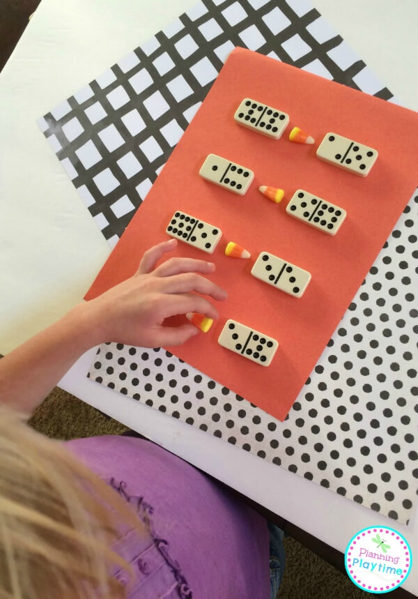 Cool Outdoor & Indoor Math Games for Kids Candy Corn Creative Math activity