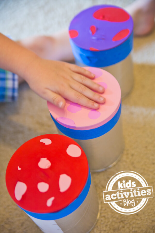 Coffee Can craft Drums For Preschoolers