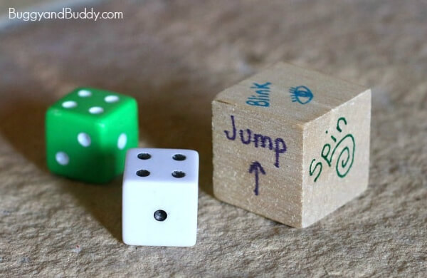 Cool Outdoor & Indoor Math Games for Kids Counting Action Dice Math Game