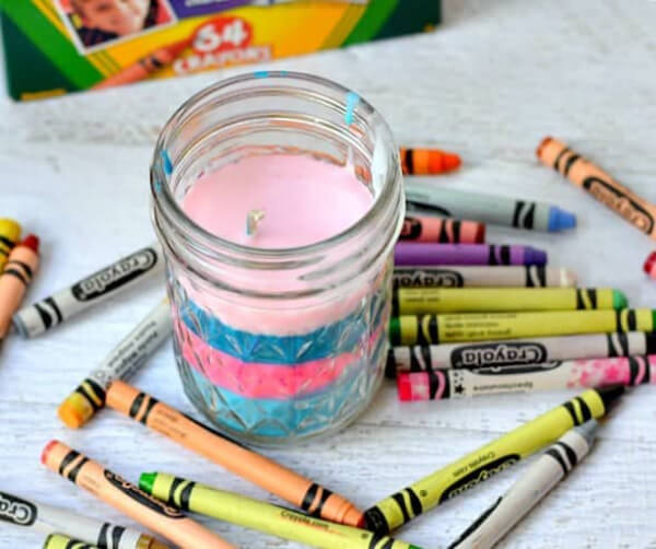 How to Make Crayon Candles