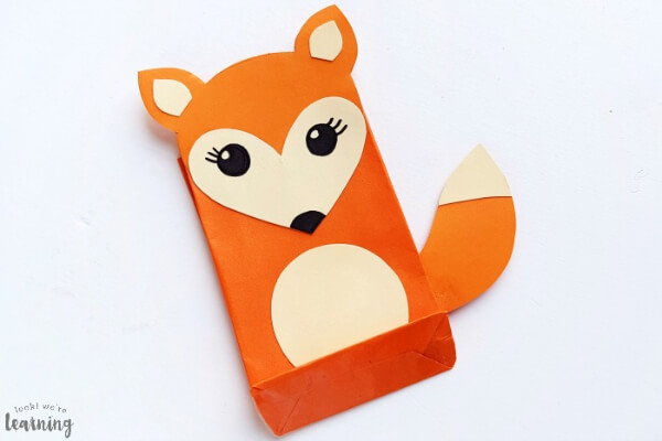 Easy Paper Bag Animal Fox Craft Ideas For Kids