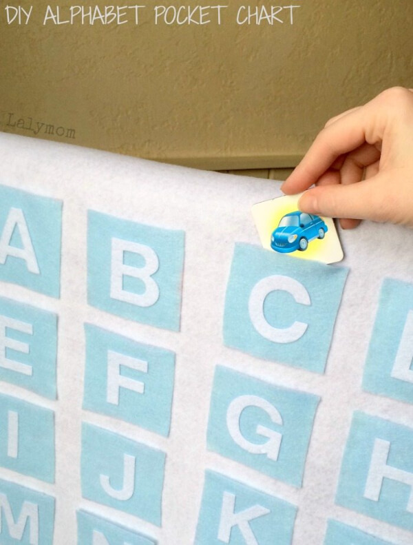 Homemade Toys You Can Make for Your Kids DIY Alphabet Pocket Chart