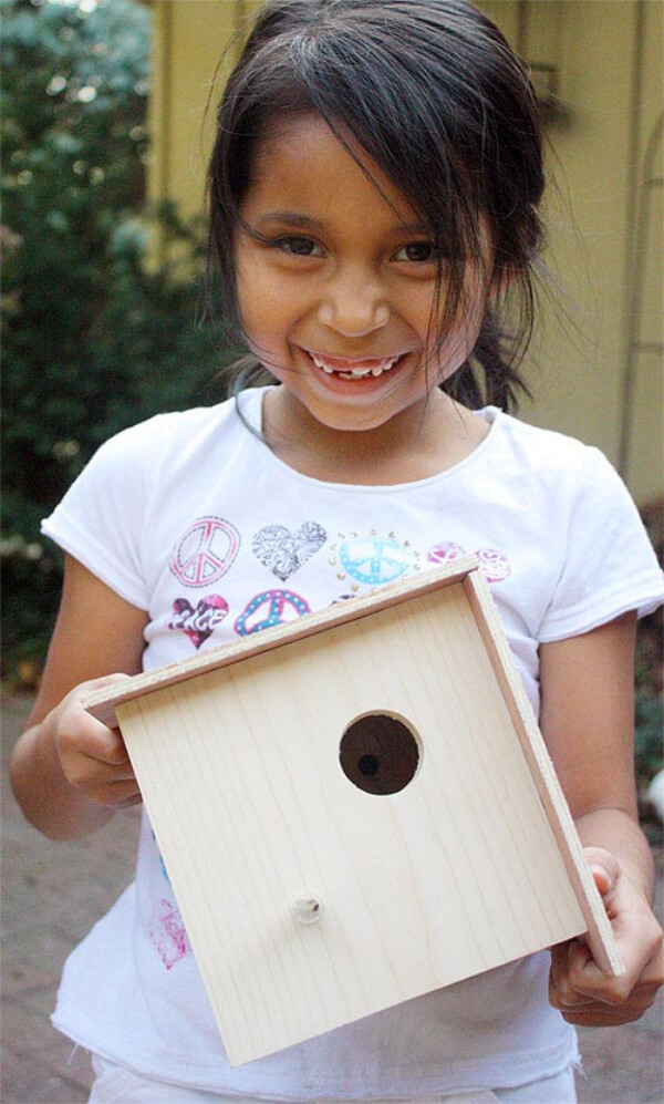 DIY Birdhouse Craft For Kids