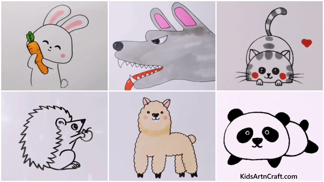 Easy Animal Drawings For Your Budding Artist