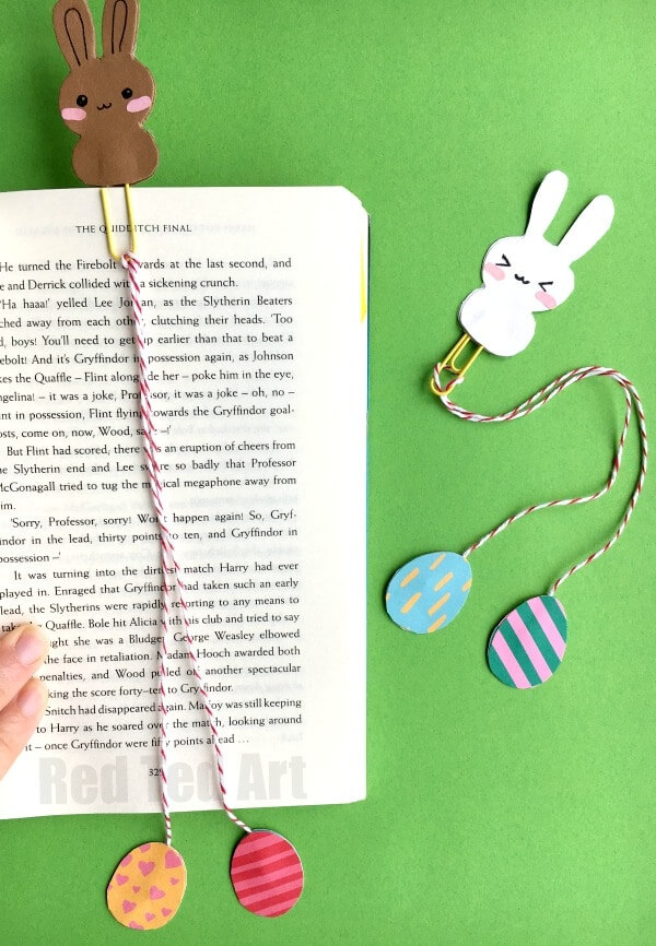 Bunny Crafts & Activities for Kids Easter Bunny Bookmark Design