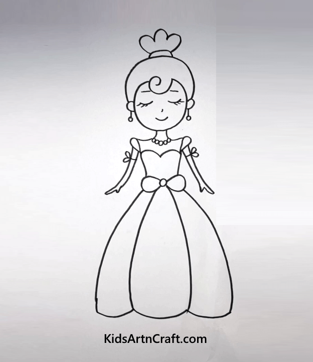 Simple And Detailed Sketches Of Women And Teens A Princess By Herself