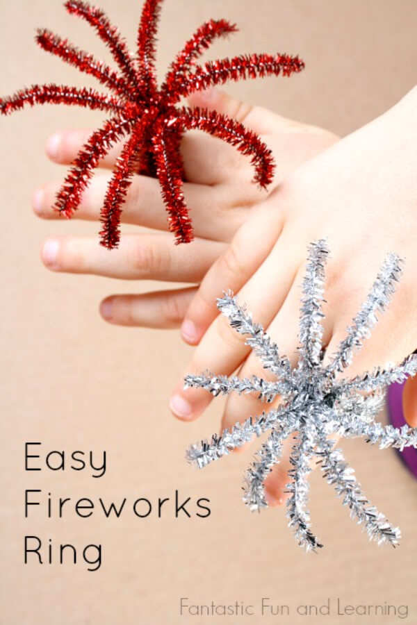 Fireworks Ring Craft Ideas For Toddlers