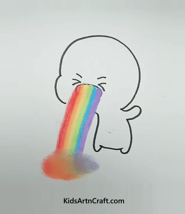 Cute Little Collection Of Easy Drawings For Kids Colorful Vomiting