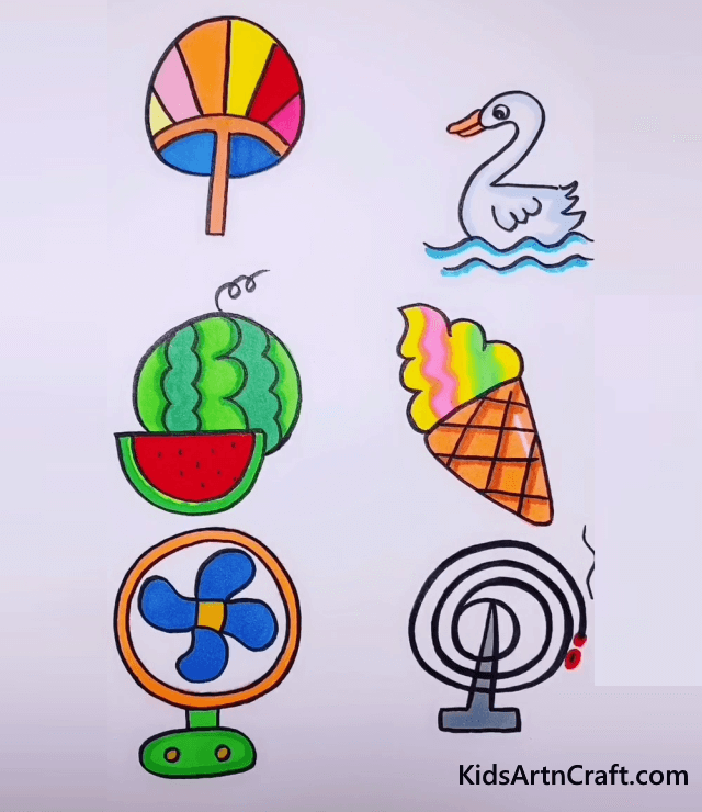 Creative And Easy Drawing Ideas for Kids Simple Drawings