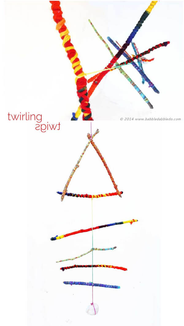 Easy Wood Craft Ideas For Kids DIY Twirling Twig Craft Activities For Kids