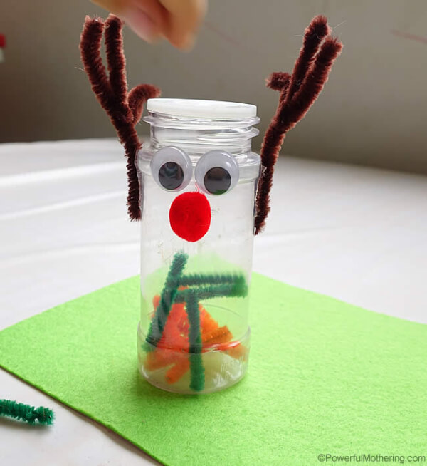 DIY Reindeer Craft Using Mason Jar Easy Reindeer Crafts For Kindergartners