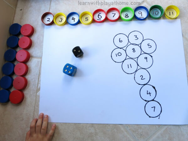 Cool Outdoor & Indoor Math Games for Kids Fun Bottle Top Addition Numbers  Game