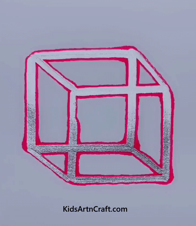 Glitter Pen Drawings For Kids Cube