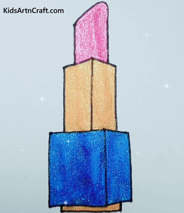 Glitter Pen Drawings For Kids Lipstick