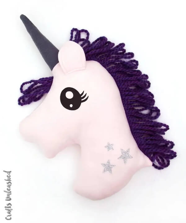 Simple To Make Unicorn Pillow Craft With Yarn