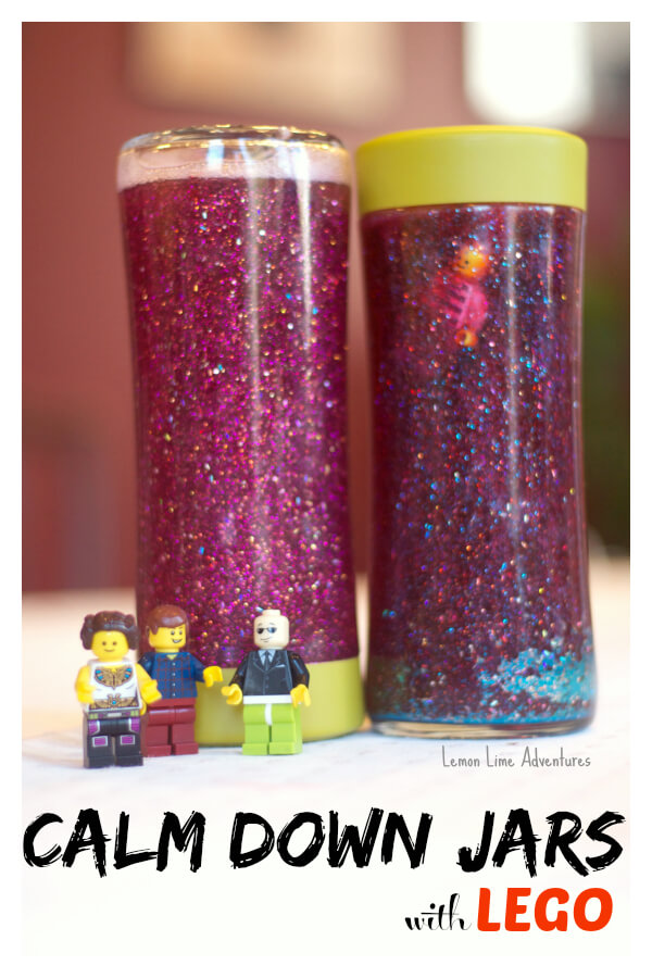 Sensory Activities For Kids LEGO Calm Down Jar For Toddlers