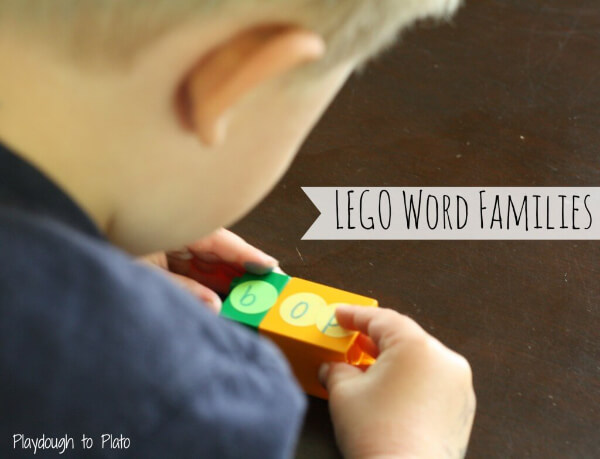 Easy Lego Word Families Craft Activity For Kids