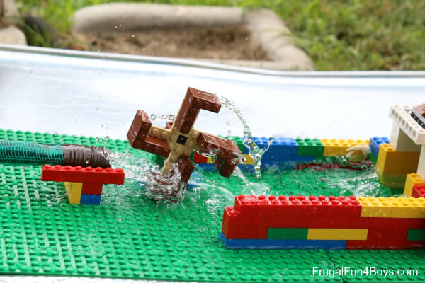 DIY LEGO Water Wheel Project For Kids