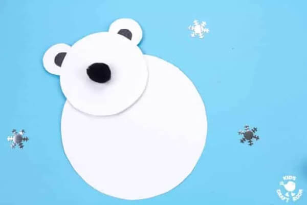 Art Project Ideas for 2nd Grade Moving polar Bear Cub Craft For Kindergarten
