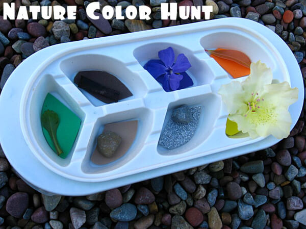  Spring Scavenger Hunt Ideas for Kids Nature Color Hunt At Home