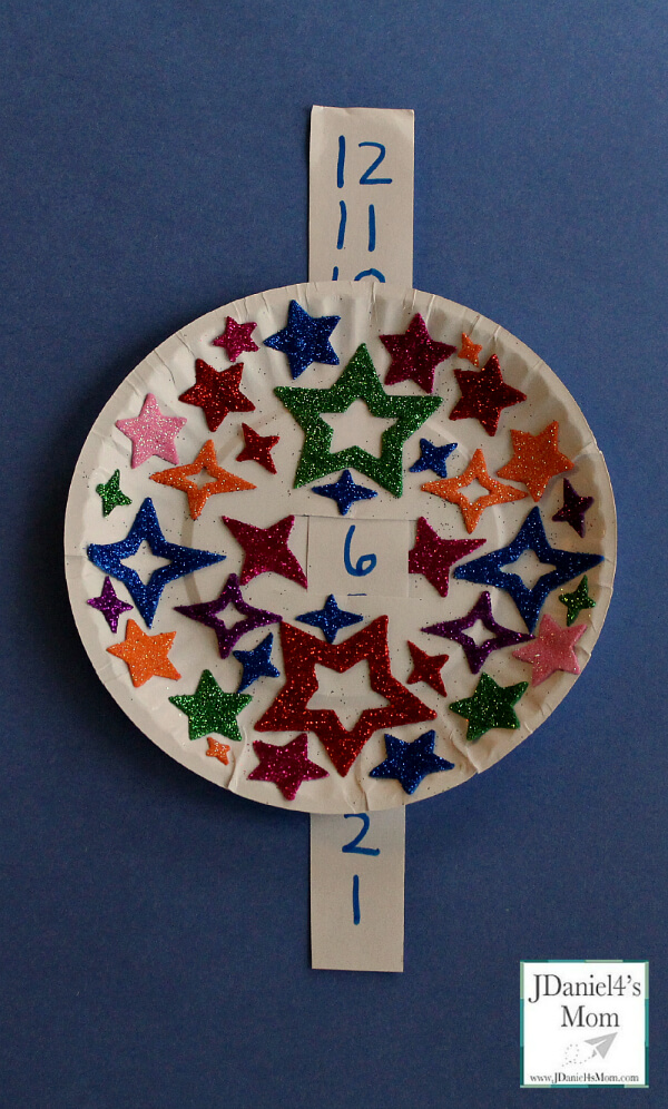 Countdown Ball Craft Activity For New Year Paper Plate for kIds