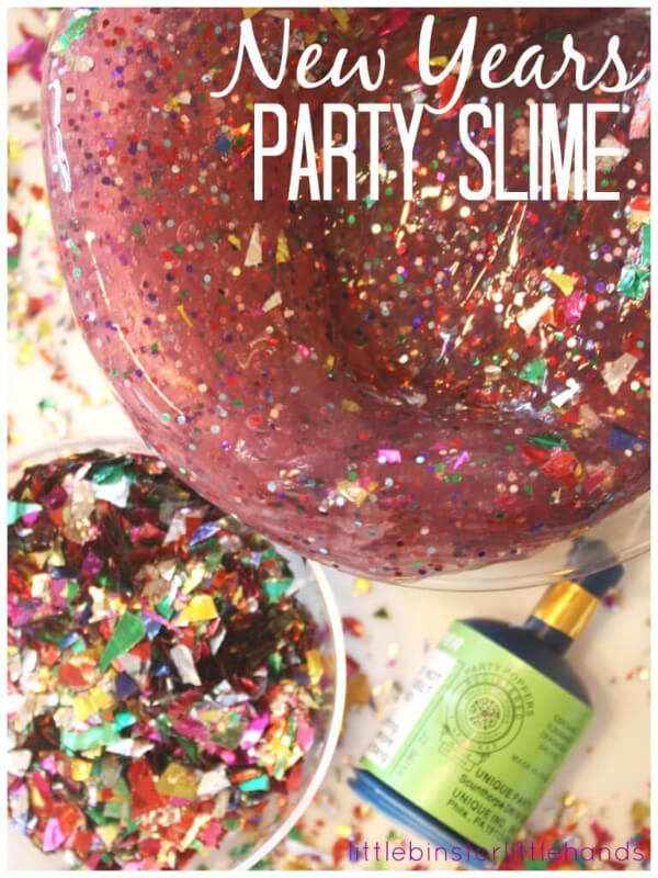 New Years Party Ideas For Kids New Years Slime for The Party Decoration