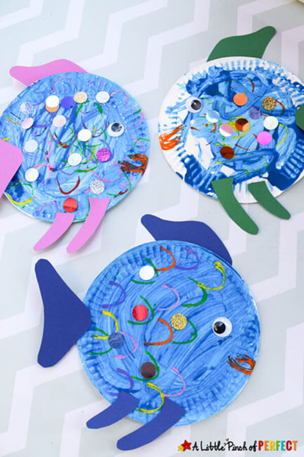 Easy Paper Plate Fish Craft For Kids