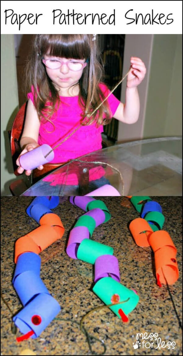 Paper Pattern Snakes Activities For Kids