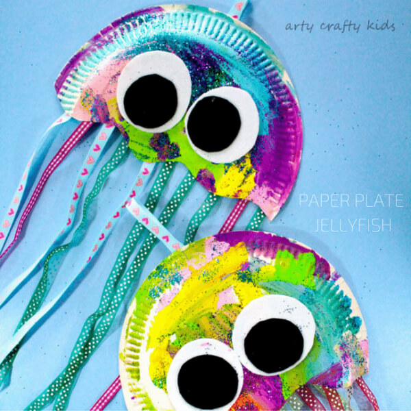 Adorable Jellyfish Craft With Paper Plate