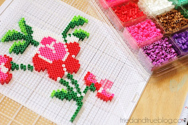 Perler Bead Tray Craft Ideas For Mother's Day