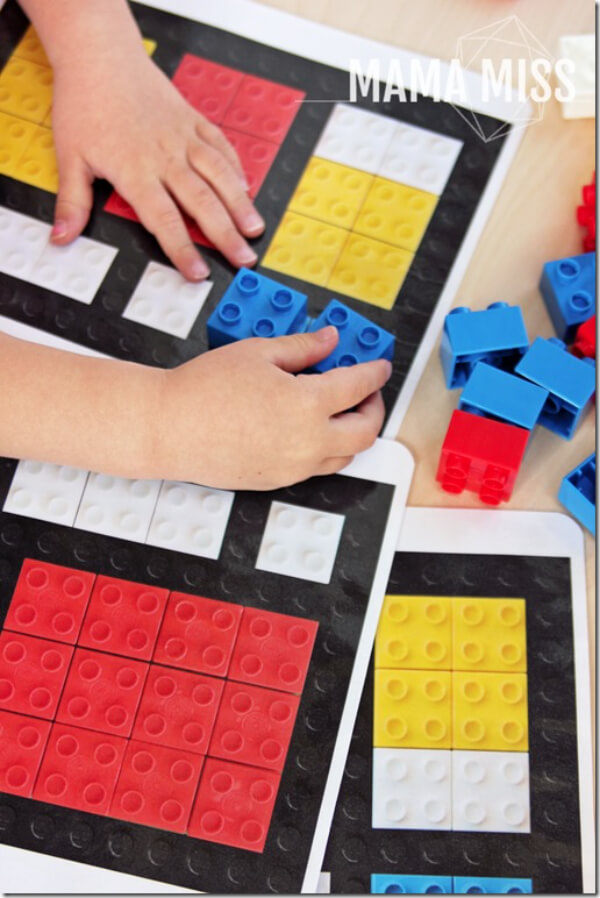 Piet Mondrian Lego Art Activity With Free Printables For Kids
