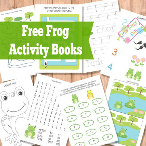 Easy Frog Activity Books For Kids