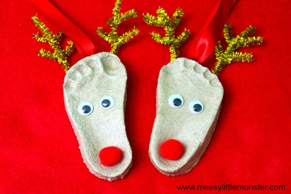 Reindeer Footprint Craft