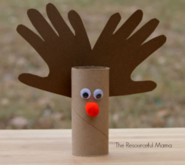 Deer Crafts & Activities for Kids Toilet Paper Roll Reindeer Kid Craft