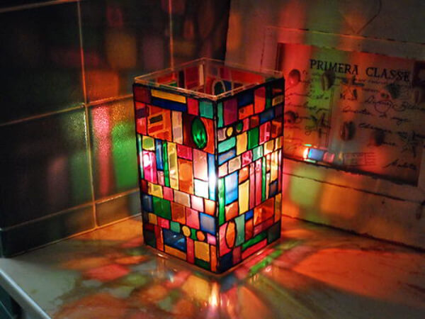 Creative Ideas For Mosaic Lamp with Stained Glass Stained Glass Crafts For Kids