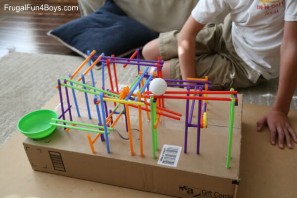 Straw Roller Coaster Science Activity For Kids