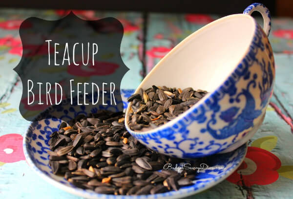 How To Make A Teacup Bird Feeder Craft