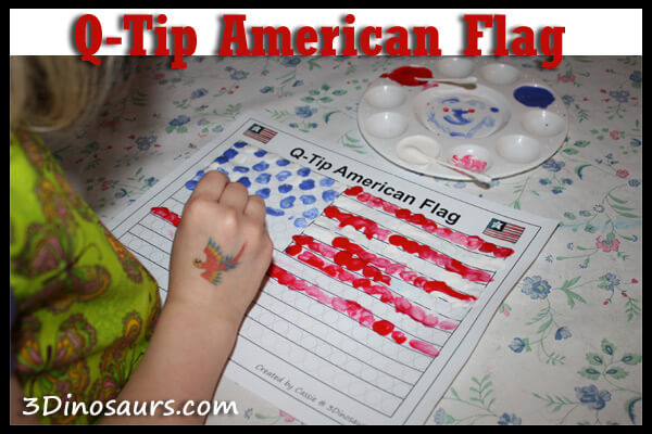 American Flag Painting Activity For Kindergarten