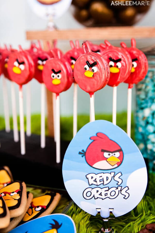 Angry Birds Oreo Pops Recipe Angry Birds Crafts & Activities for Kids